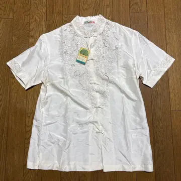 실크 100% 셔츠 반팔 차이나셔츠