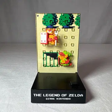 젤다의 전설 NINTENDO 도트 그래프 사운드 부착 피규어 작동 양호