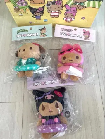 [레어] 한국 올리브영 산리오 마이멜로디 쿠로미 포차코 키티