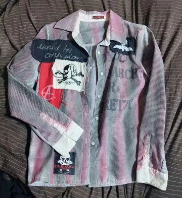 HIDEROCK Y셔츠 T셔츠 랩스커트 코트