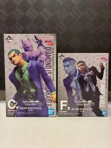 죠죠의 기묘한 모험 제일복권 카와지리 요스케 후지가미 유야 피규어