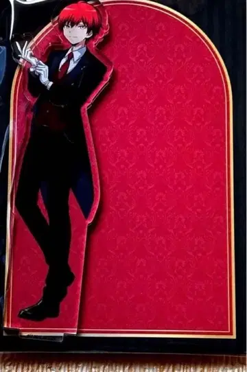 암살교실 아카바네 카르마 아크릴 스탠드 카페 E-DINER