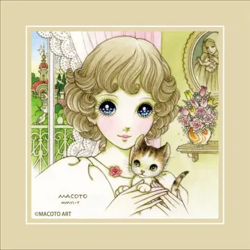 타카하시 마코토 아트 타월 컬렉션 [ 토터스쉘 캣 ]