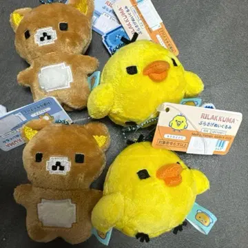 새상품 게이밍 리락쿠마 걸이 인형 2종 코리락쿠마 키이로이트리