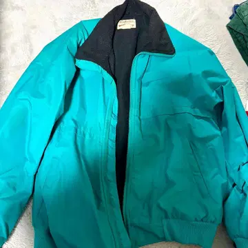 [ 구제 의류 ] 남성용 터콰이즈 집업 자켓