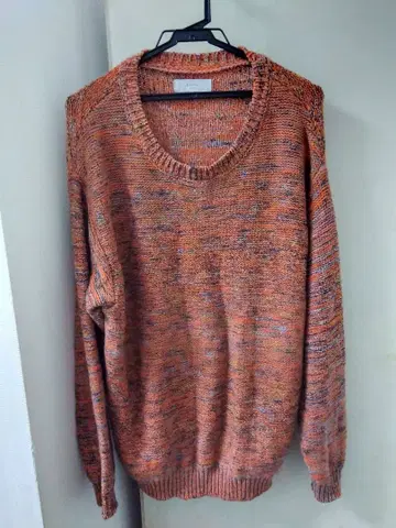 [새상품급] B:MING by BEAMS 오렌지 계열 니트 스웨터