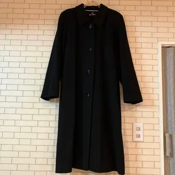 컨디션 최상 고급 BIEN FORET 캐시미어 100% A 라인 롱 코트