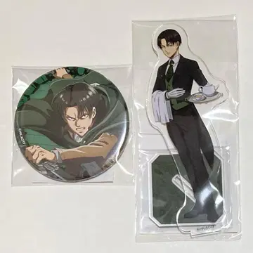 진격의 거인 리바이 에우레카 복권 아크릴 스탠드 캐릭터 복권 캔뱃지