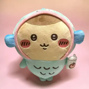 치이카와 x 산리오 캐릭터즈 BIG 봉제 인형 밤만쥬 빵교돈