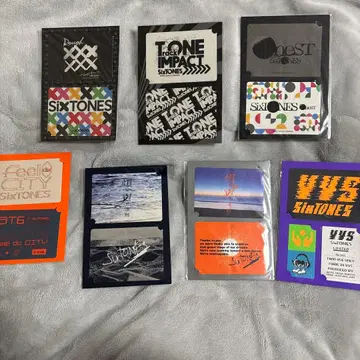 SixTONES 투어 스티커 세트