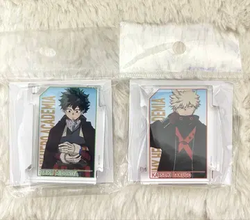 나의 히어로 아카데미아 겨울 아우터ver. 아크릴 키링 바쿠고 미도리야