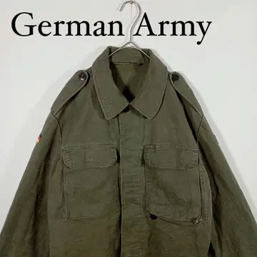 독일군 밀리터리 자켓 올리브 그린 몰스킨 필드 자켓