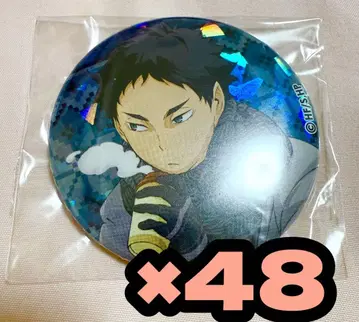 하이큐 아카아시 케이지 캔뱃지 Autumn & Winter 홀로그램