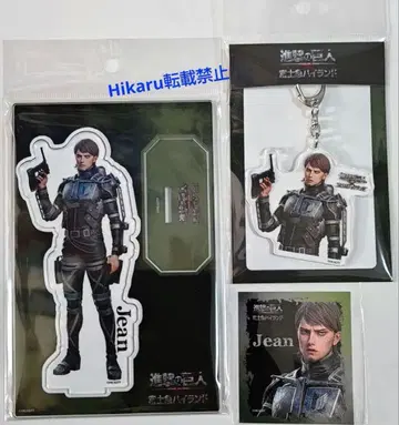 진격의 거인 장 아크릴 스탠드 아크릴 키링 스티커 후지큐