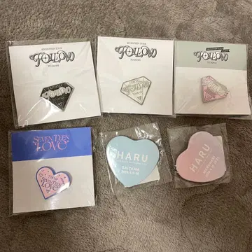 seventeen 세븐틴 세부치 투어 팬미팅 캔뱃지 핀즈