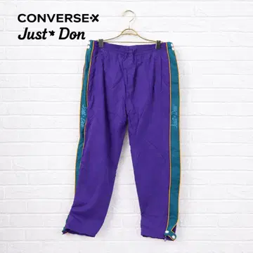 CONVERSE JUST DON 트랙 팬츠 L 퍼플