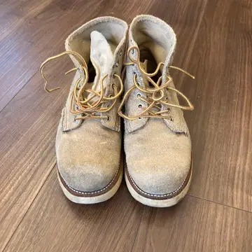 Redwing 아이리쉬 세터 베이지 스웨이드 워크 부츠
