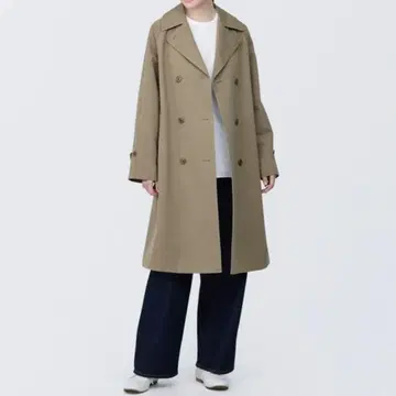 무인양품 발수 트렌치코트 여성용 S