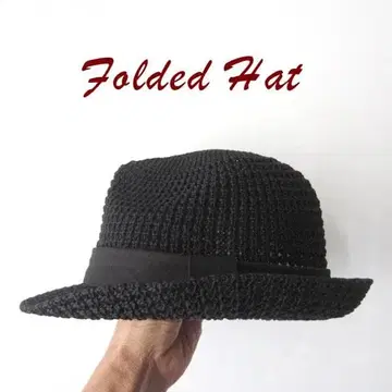 새상품급 ESCAPE 메쉬 중절모 블랙