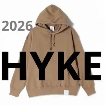 Hyke 후디 사이즈 5 2026 S/S 신상 베이지 후드티 하이크