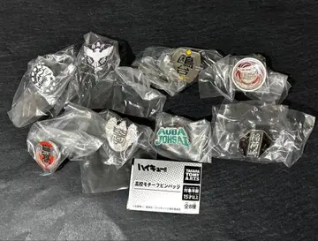 하이큐!! 고등학교 모티브 핀 배지 전 8종 풀컴프 가챠 미개봉 새상품