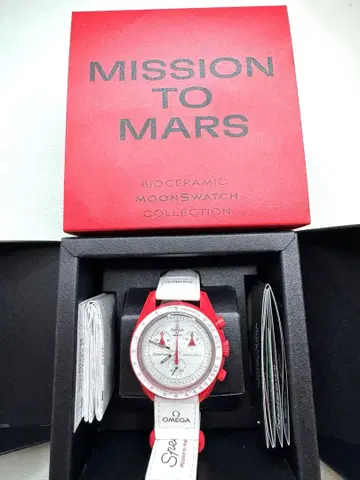 미사용 OMEGA x SWATCH MISSION TO MARS