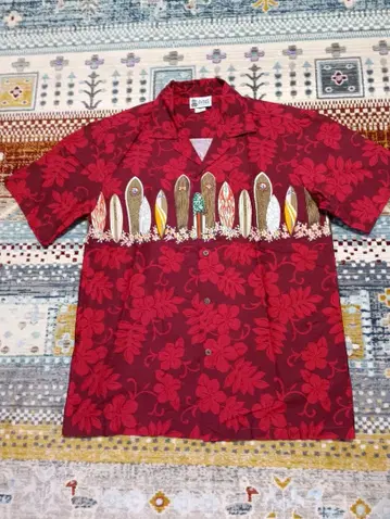 ALOHAREPUBLIC 아로하 셔츠 M 하와이 제조 USA