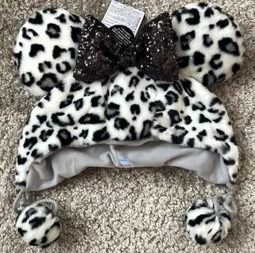 디즈니 팬캡 레오파드 무늬