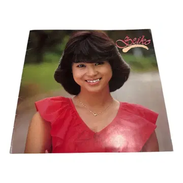 Seiko 마츠다 세이코 팜플렛 빨간색 디자인