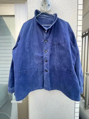 프렌치 워크 자켓 네이비 커버올