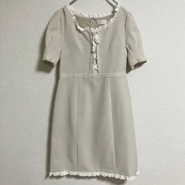 LODISPOTTO 원피스 드레스 반팔 화이트 M 사이즈