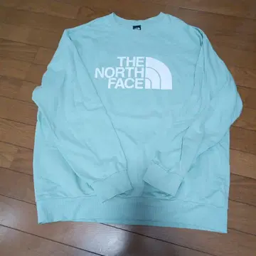 THE NORTH FACE 민트 그린 맨투맨