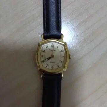 ORIENT 골드 블랙 벨트 작동 레어템 앤티크