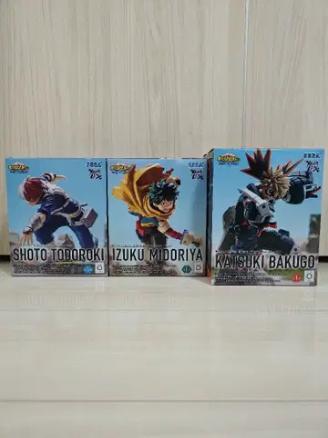 나의 히어로 아카데미아 XrossLink 피규어 3종 세트