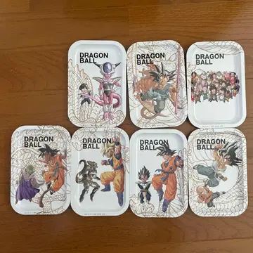 드래곤볼 메탈 트레이 7개 세트