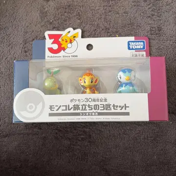 포켓몬 30주년 기념 몬코레 출발의 3마리 세트 신오지방