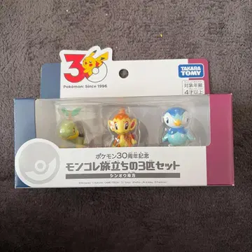 포켓몬 30주년 기념 몬코레 출발의 3마리 세트 신오지방