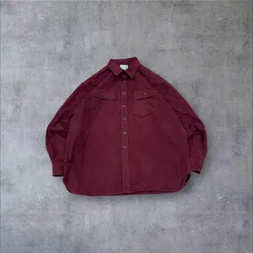 90s 엘엘빈 샤모아 크로스 셔츠 XL 그랑파코어 워크 Y2K