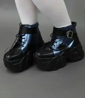 axes femme 통굽 하이컷 스니커즈 블랙 L 사이즈