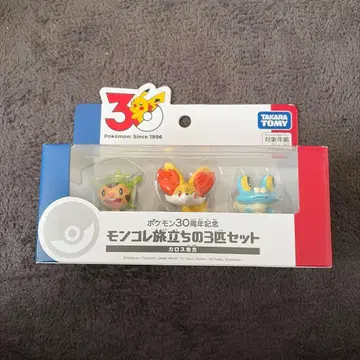 포켓몬 30주년 기념 몬코레 출발의 3마리 세트 카로스 지방