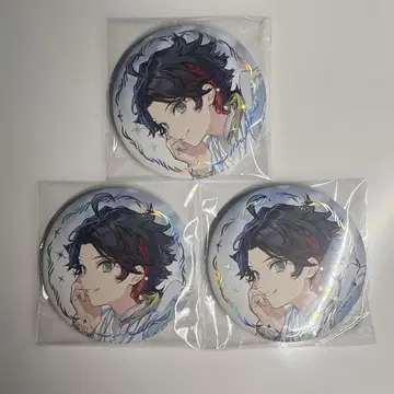 니지산지 ART OF NIJISANJI 사에구사 아키나 캔 배지 3개