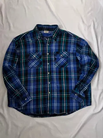 USA제 ] 80s FIVE BROTHER 2XL 빅 사이즈 플란넬 셔츠