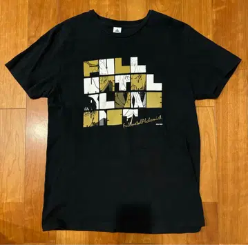 강철의 연금술사전 굿즈 그래픽 T셔츠 블랙 L 에드 로이