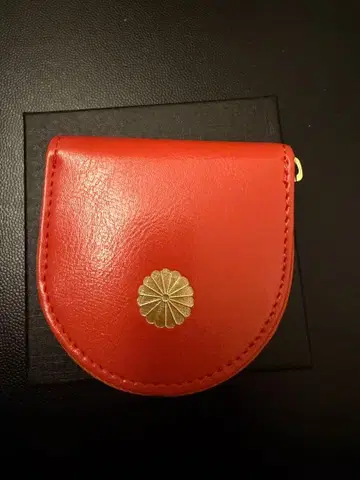 미사용 새상품 황궁 황실 한정판 지갑 오렌지 지갑 동전 지갑