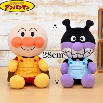 새상품 택 포함! 호빵맨 에이프런 봉제 인형 L 2점 세트