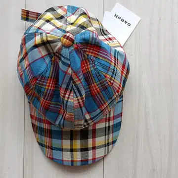 CABaN 캐밴 체크 캡 모자