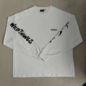 WILD THINGS x FREAK'S STORE 소매 프린트 롱 T