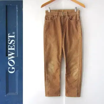 새상품급 GOWEST 코듀로이 테이퍼드 팬츠 28인치