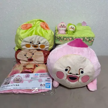 코비토즈칸 티슈 박스 봉제 인형 변신 모자 5종 세트