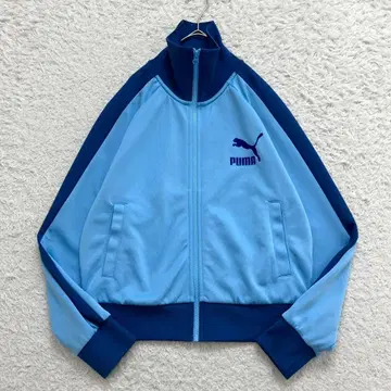 Y2K 새상품급 푸마 x 빔즈 트랙 자켓 저지 00S 스카이블루 M